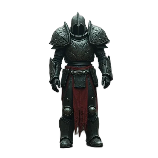 robot, sword, mask, weapon, concept art, 3d render, cyberpunk, fantasy art transparent PNG cut-out