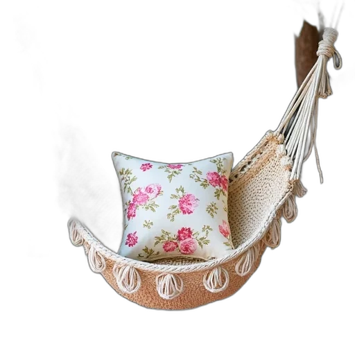 crown, hat, furniture, jewelry, woven, hammock, floral, patterned transparent PNG cut-out