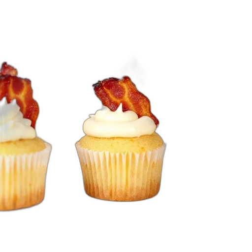 food, fire, collection, cupcakes, cream, cheese, frosting, piece transparent PNG cut-out