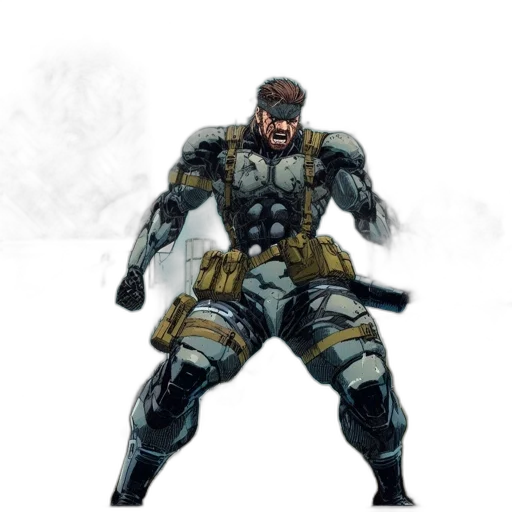 weapon, concept art, comic book art, pixel art, fantasy art, earth tones, dark, intense transparent PNG cut-out