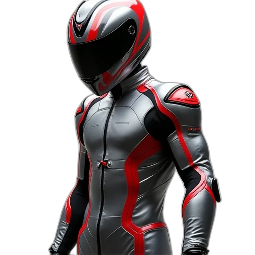 robot, jacket, concept art, 3d render transparent PNG cut-out