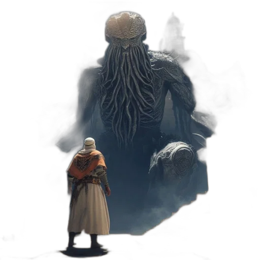 creature, animal, mask, hair, concept art, fantasy art, pixel art, comic book art transparent PNG cut-out