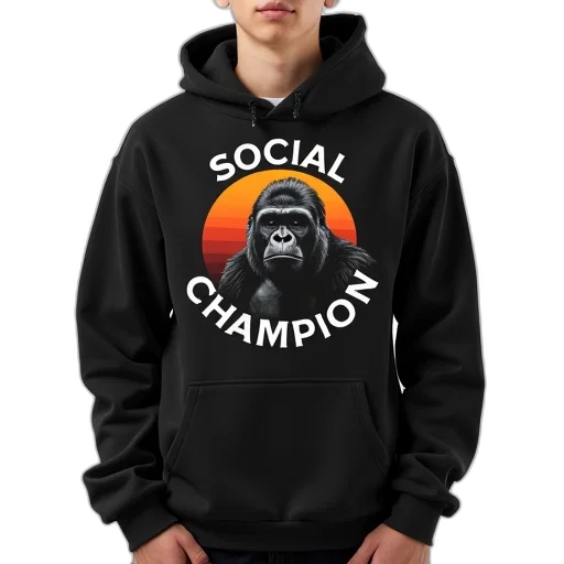 jacket, 3d render, photorealistic, concept art, person, wearing, black, hoodie transparent PNG cut-out