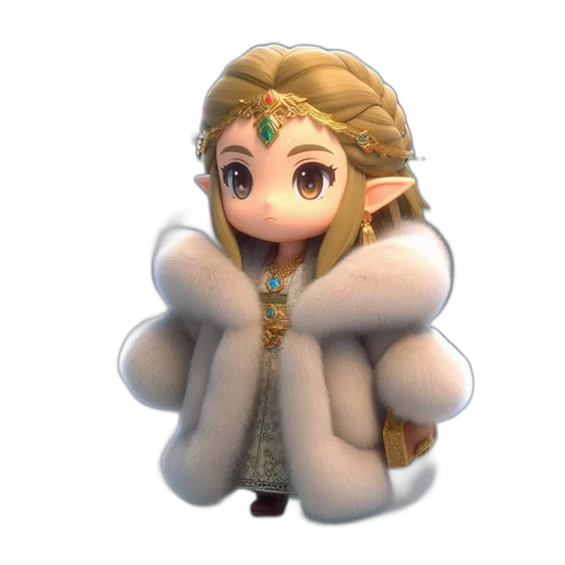 jacket, crown, staff, face, 3d render, concept art, fantasy art, pixel art transparent PNG cut-out