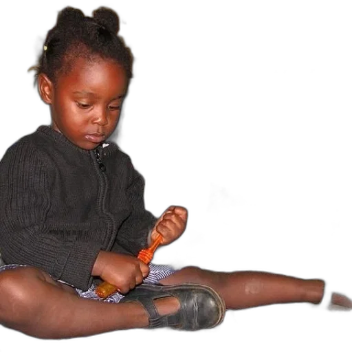 shoes, young, child, sits transparent PNG cut-out