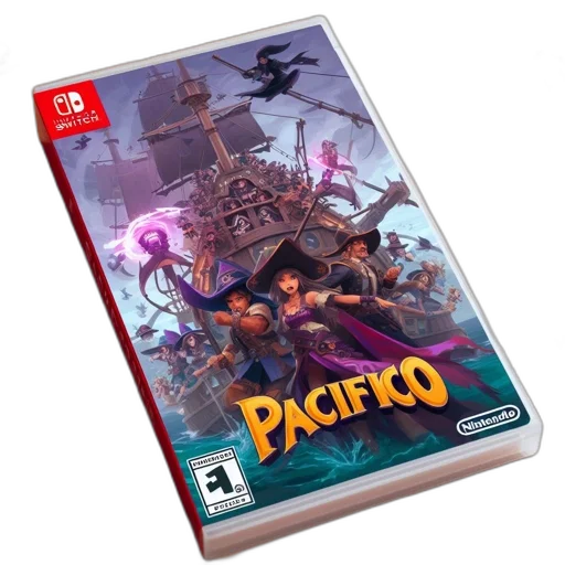 concept art, comic book art, fantasy art, pixel art, nintendo, switch, game, pacifico transparent PNG cut-out