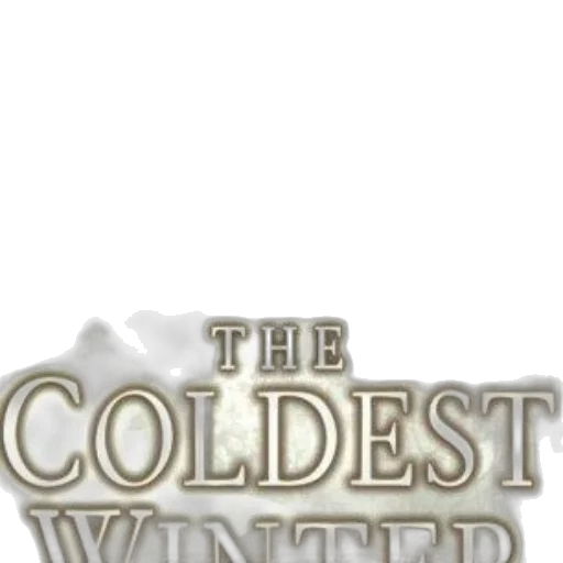 concept art, coldest, winter, book, cover, black, white, image transparent PNG cut-out