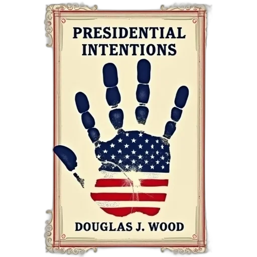 cover, book, presidential, intentions, douglas, wood, featuring, stylized transparent PNG cut-out