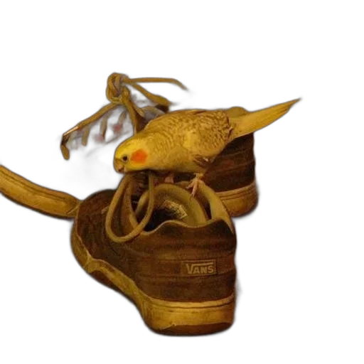 shoes, mask, dragon, hat, 3d render, photorealistic, concept art, golden transparent PNG cut-out