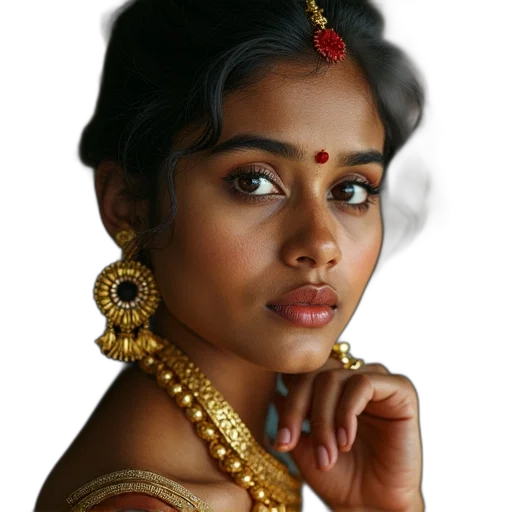 jewelry, face, crown, staff, photorealistic, oil painting, pencil sketch, concept art transparent PNG cut-out