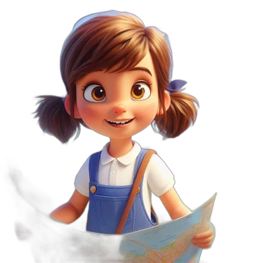 staff, face, photorealistic, 3d render, concept art, cartoon, fire, cheerful transparent PNG cut-out