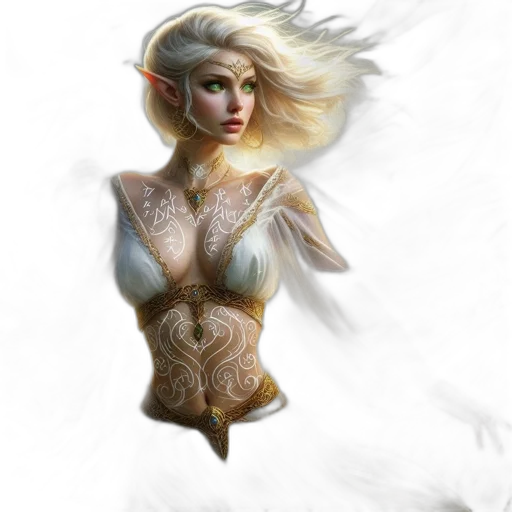 dragon, dress, face, staff, fantasy art, concept art, comic book art, photorealistic transparent PNG cut-out