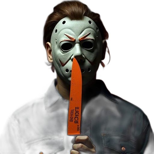 mask, staff, face, weapon transparent PNG cut-out