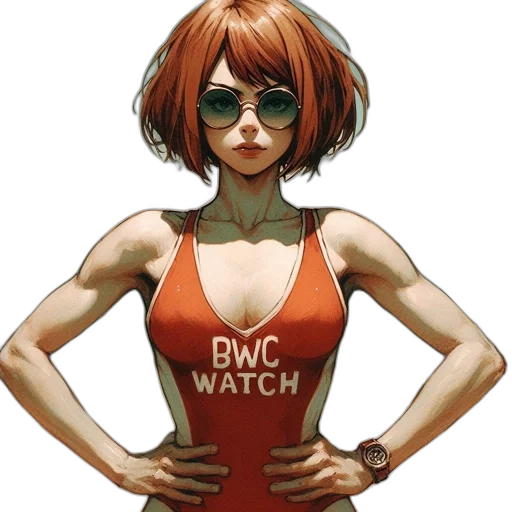 dress, concept art, pixel art, comic book art, cyberpunk, female, animated, character transparent PNG cut-out