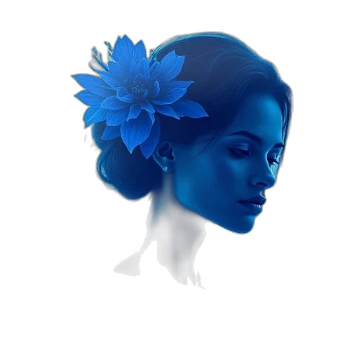 flower, crown, face, jewelry transparent PNG cut-out