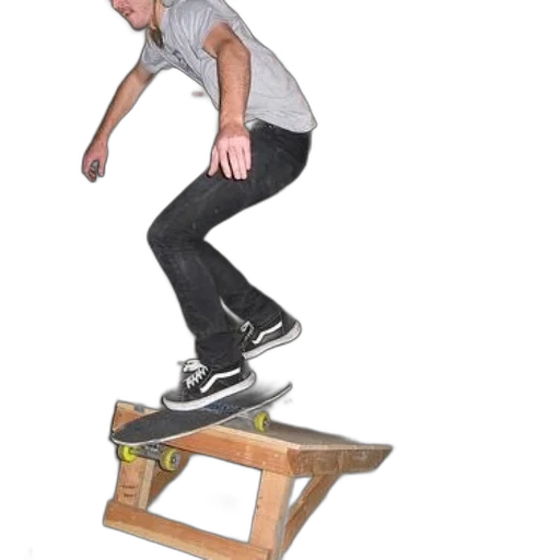 furniture, shoes, staff, creature, 3d render, concept art, photorealistic, skateboarder transparent PNG cut-out