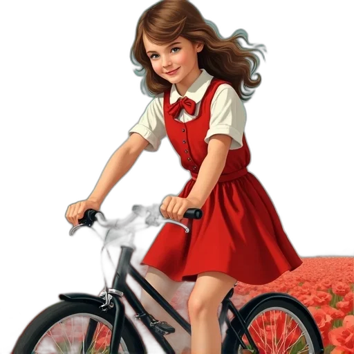dress, photorealistic, 3d render, concept art, cartoon, red, second, image transparent PNG cut-out