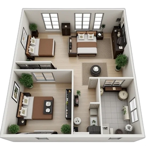 furniture, 3d render, photorealistic, concept art transparent PNG cut-out