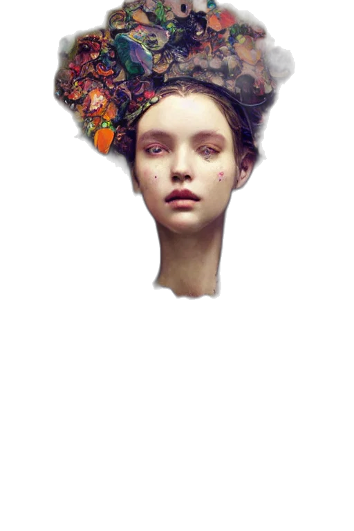 crown, hat, face, mask transparent PNG cut-out