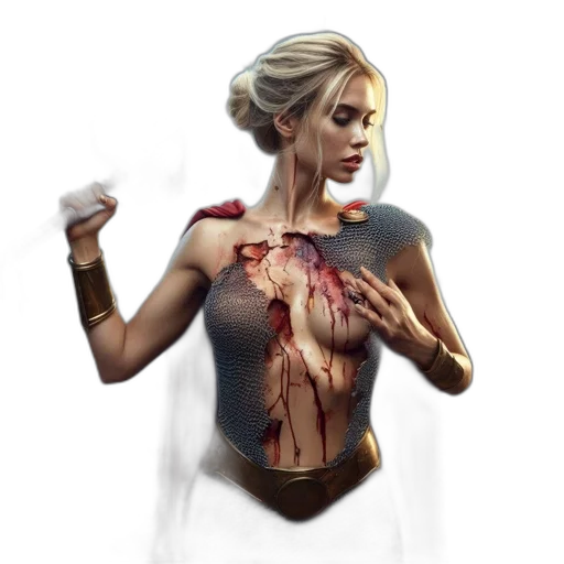 dress, jewelry, concept art, comic book art, fantasy art, pixel art, warrior, woman transparent PNG cut-out