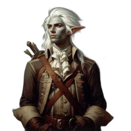 staff, face, jacket, dragon, fantasy art, concept art, photorealistic, oil painting transparent PNG cut-out