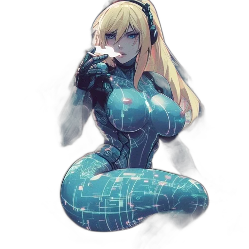 dress, robot, dragon, weapon, anime, concept art, pixel art, comic book art transparent PNG cut-out