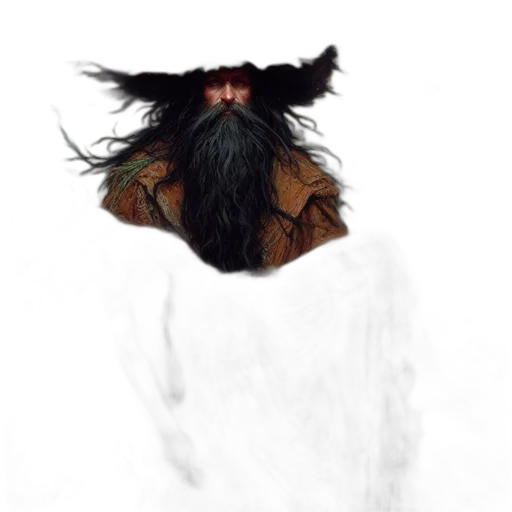 hair, mask, dragon, creature, concept art, fantasy art, photorealistic, 3d render transparent PNG cut-out