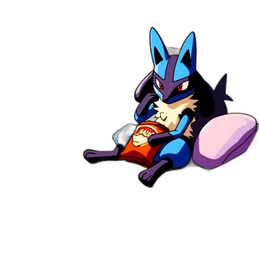 animal, weapon, pixel art, concept art, 3d render, cartoon, blue, animated transparent PNG cut-out