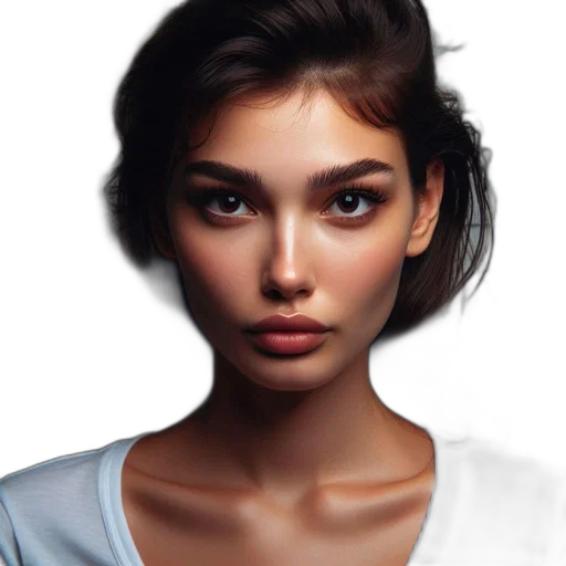 face, jewelry, hair, dress, photorealistic, fantasy art, oil painting, concept art transparent PNG cut-out