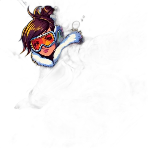 mask, staff, face, concept art, fantasy art, cartoon, comic book art, fire transparent PNG cut-out