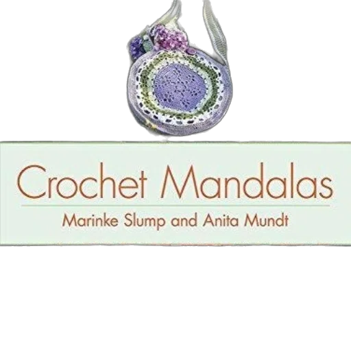 jewelry, book, cover, titled, crochet, mandalas, marinke, slump transparent PNG cut-out