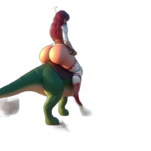 dragon, creature, animal, dress, 3d render, concept art, fantasy art, photorealistic transparent PNG cut-out