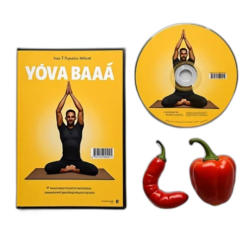 package, russian, language, instructional, materials, yoga, class, featuring transparent PNG cut-out