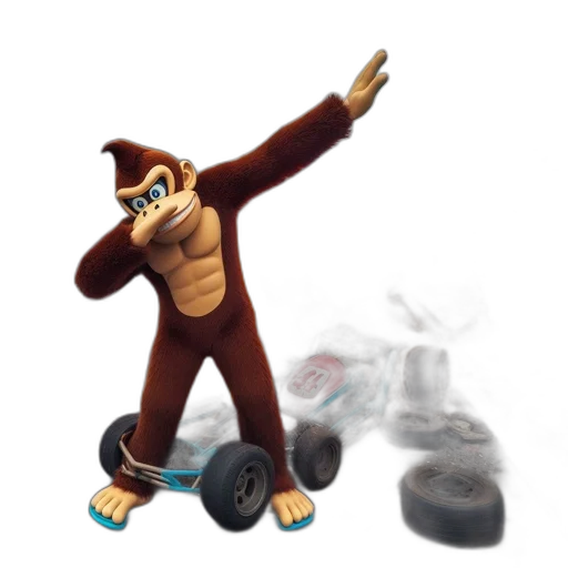 creature, animal, shoes, jacket, concept art, 3d render, pixel art, animated transparent PNG cut-out