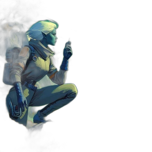 robot, mask, jacket, dragon, concept art, cyberpunk, fantasy art, pixel art transparent PNG cut-out