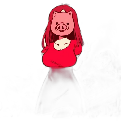 dress, creature, animal, mask, concept art, pixel art, cartoon, anime transparent PNG cut-out