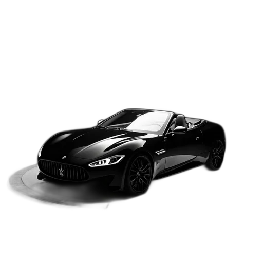 car, weapon, 3d render, photorealistic, concept art, fantasy art, sleek, black transparent PNG cut-out