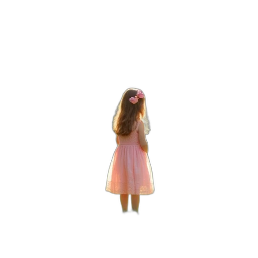 dress, hair, creature, mask transparent PNG cut-out