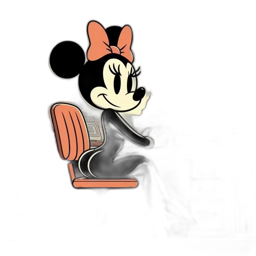 furniture, jacket, staff, mask, cartoon, 3d render, concept art, photorealistic transparent PNG cut-out