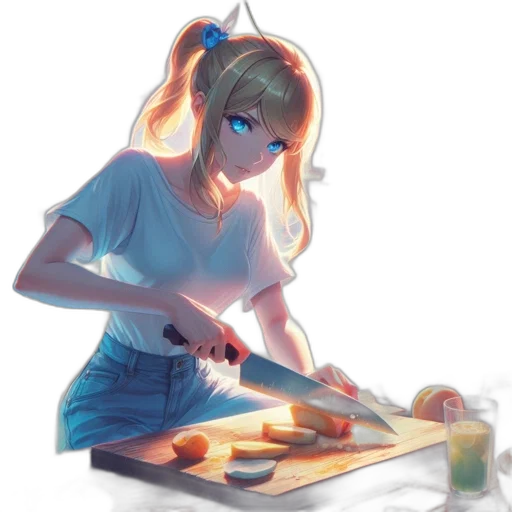 food, staff, weapon, robot, anime, watercolor, concept art, oil painting transparent PNG cut-out