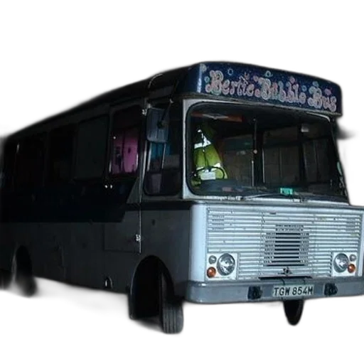 staff, 3d render, concept art, photorealistic, vintage, bus, name, bertie transparent PNG cut-out