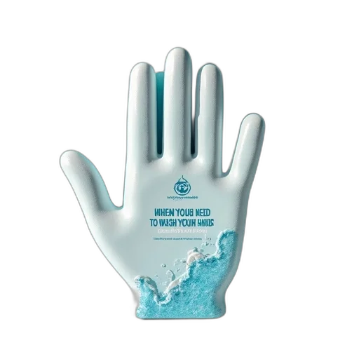 hand-shaped, advertisement, hand, sanitizer, placed, surface, features, soap transparent PNG cut-out