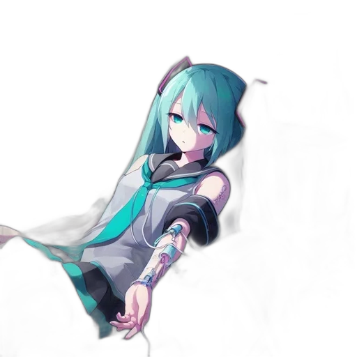 robot, dress, weapon, staff, anime, concept art, pixel art, 3d render transparent PNG cut-out