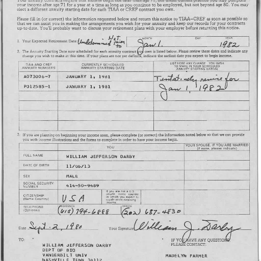 document, titled, annuity, contract, various, fields, filled, out transparent PNG cut-out