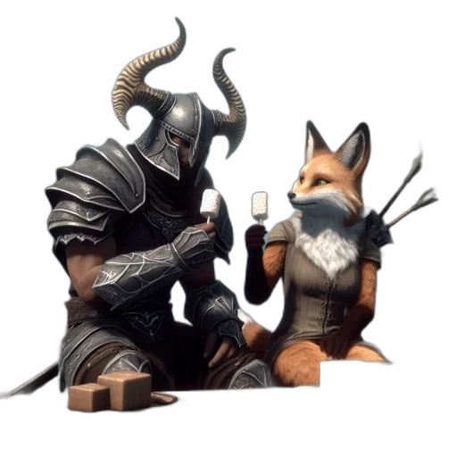 dragon, mask, staff, animal, fantasy art, concept art, pixel art, 3d render transparent PNG cut-out