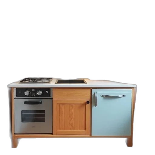 furniture, 3d render, amazon, com, pretend, kitchen transparent PNG cut-out