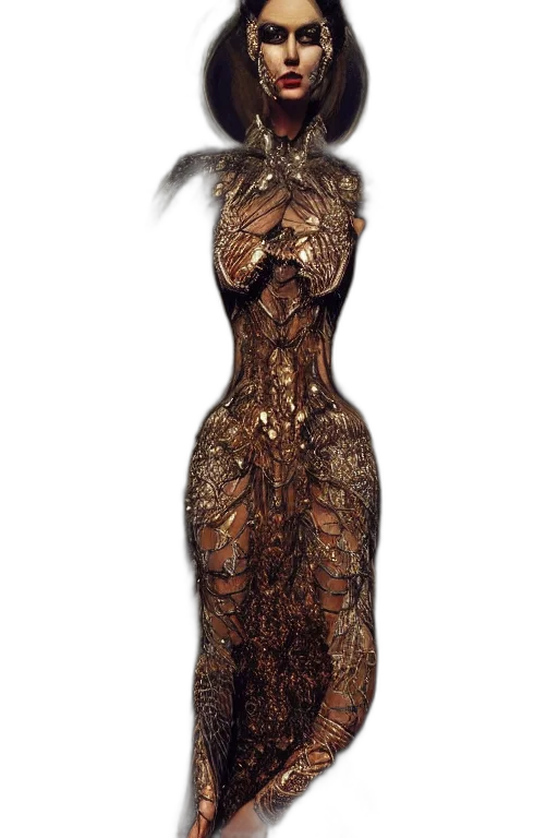 dress, hair, crown, creature transparent PNG cut-out