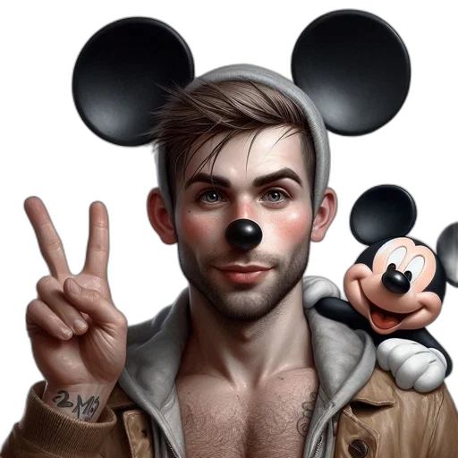 animal, jacket, mask, face, photorealistic, cartoon, concept art, fantasy art transparent PNG cut-out
