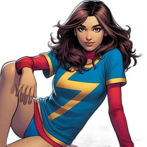 comic book art, concept art, cartoon, female, animated, character, brown, hair transparent PNG cut-out