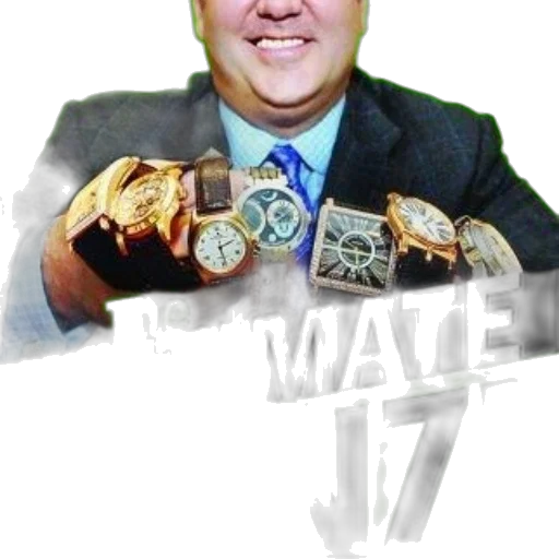 jewelry, vaporwave, ultimate, ponzi, poster, features, man, holding transparent PNG cut-out
